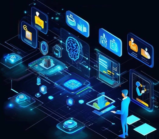 key areas of a startup business that will benefit from implementing IA