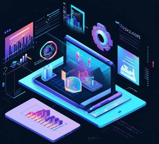 create an image with a bHow Sales Intelligence Transforms Competitive Landscape Analysis