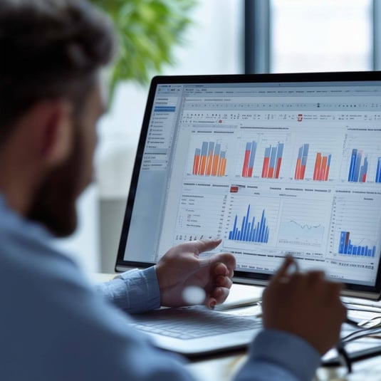 sales data represented to a sales team with Microsoft Word