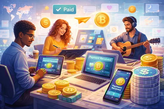 Crypto as a Payment Option for Creative Work