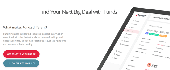 Find your next big deal with Fundz