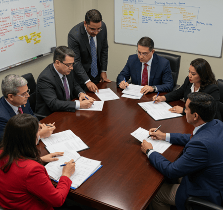 Legal Team Gathering Evidence and Building a Strong Case