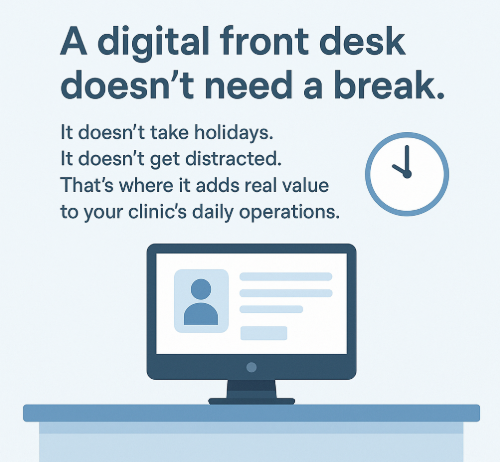 The AI driven digital front desk