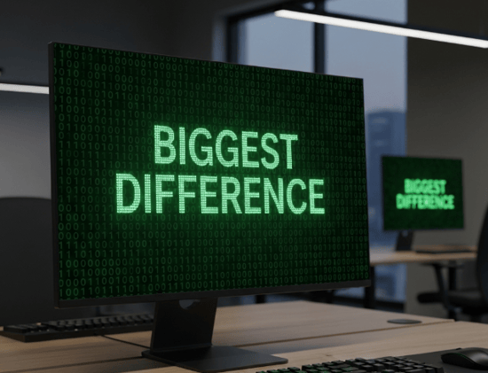 The biggest difference you will see from an AI front desk