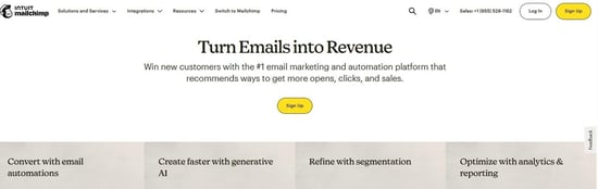 Mailchimp turns emails into revenue