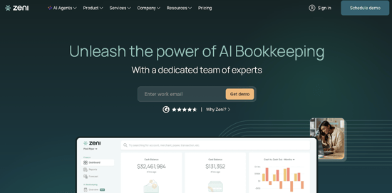 Zeni unleashing the power of AI bookkeeping