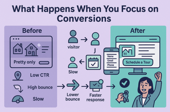 what happens when you focus on conversions